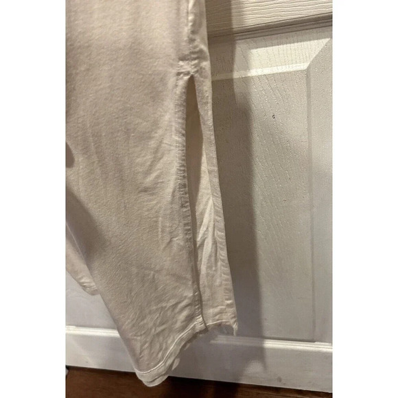 Aritzia The Group Babaton Off White Mid Maxi Midas Dress Side Slits Size Large - Picture 3 of 6